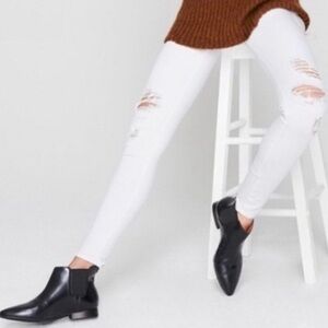 Madewell Nico Pointed Chelsea Ankle Boots - Black Leather - 5.5